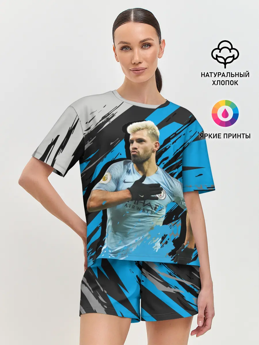 Женская пижама с шортами / Серхио Агуэро