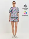 Женская пижама с шортами / Настольный Теннис