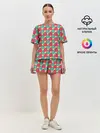 Женская пижама с шортами / Пинг-понг