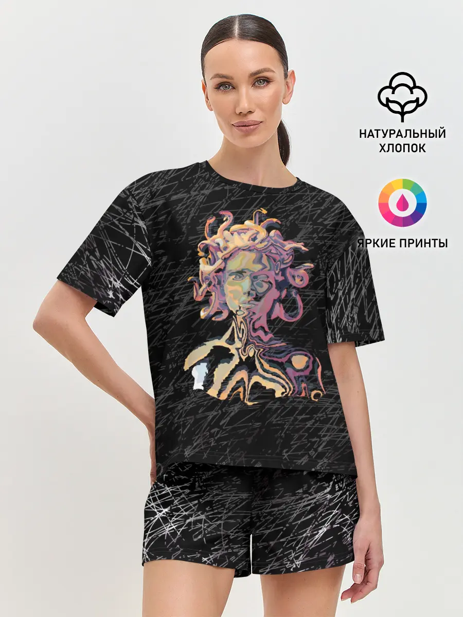 Женская пижама с шортами / Горгона YES