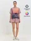 Женская пижама с шортами / касатки