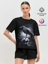 Женская пижама с шортами / ЧЕРЕП И ВОРОН