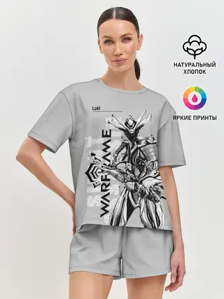 Женская пижама с шортами / loki