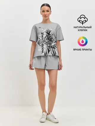Женская пижама с шортами / loki