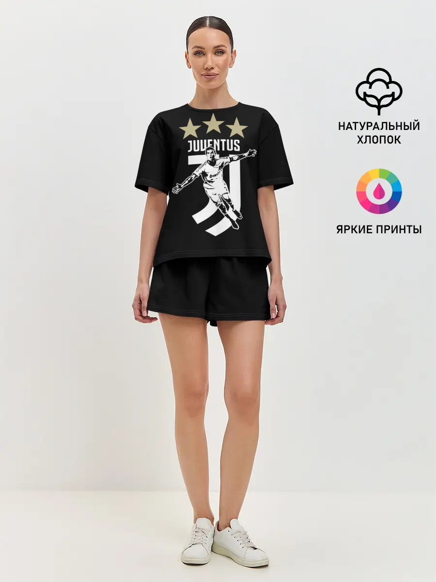 Женская пижама с шортами / Криштиану Роналду