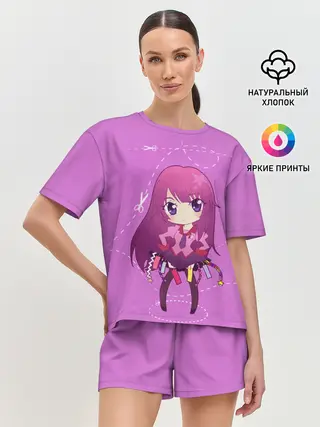 Женская пижама с шортами / Истории монстров