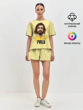 Женская пижама с шортами / Андреа Пирло