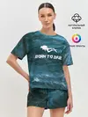 Женская пижама с шортами / дайвинг