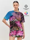 Женская пижама с шортами / Коралловые рыбки