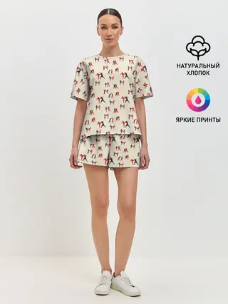 Женская пижама с шортами / ММА