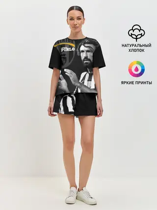 Женская пижама с шортами / Андреа Пирло