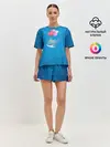 Женская пижама с шортами / Дельфин с воздушными шариками