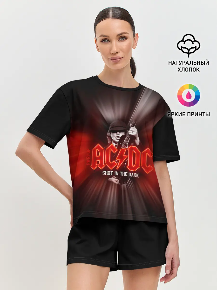Женская пижама с шортами / AC/DC: Angus Young