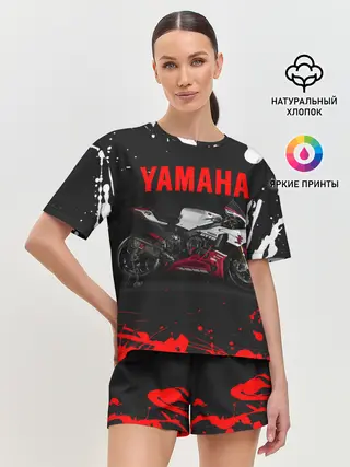 Женская пижама с шортами / YAMAHA [004]
