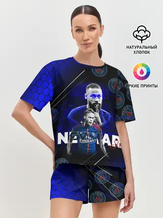 Женская пижама с шортами / НЕЙМАР / NEYMAR / ПСЖ