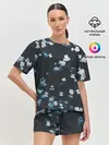 Женская пижама с шортами / Медузы