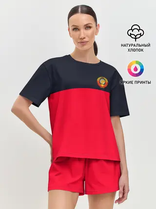 Женская пижама с шортами / СТИЛЬ СССР + ДИЗАЙН СПИНЫ