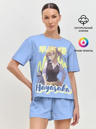Женская пижама с шортами / Hayasaka