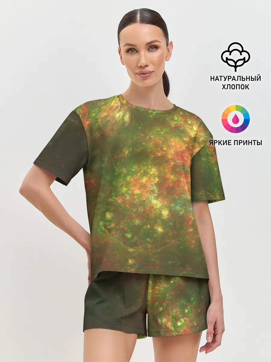 Женская пижама с шортами / КосмИчесКая ПыЛь