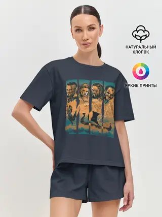 Женская пижама с шортами / Путь викинга