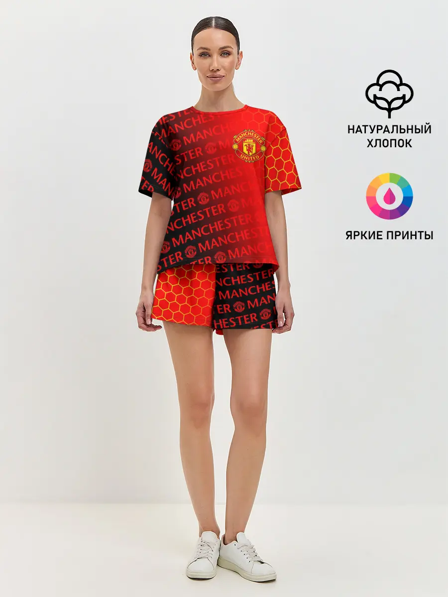 Женская пижама с шортами / МАНЧЕСТЕР / MANCHESTER UNITED