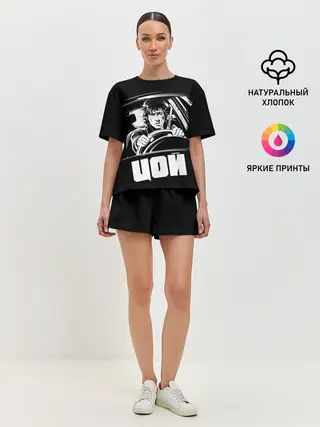 Женская пижама с шортами / Игла