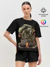 Женская пижама с шортами / БИТВА С ДРАКОНОМ