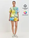 Женская пижама с шортами / Coloful Smoke