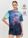 Женская пижама с шортами / Mermaid | Русалочка