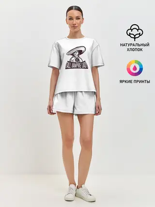Женская пижама с шортами / Tall Vampire Lady
