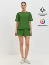 Женская пижама с шортами / Белый Конь на спине