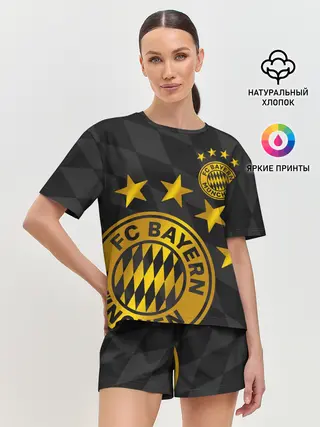 Женская пижама с шортами / ФК БАВАРИЯ / BAYERN / МЮНХЕН