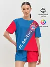 Женская пижама с шортами / ФК БАВАРИЯ / BAYERN / ГРАДИЕНТ
