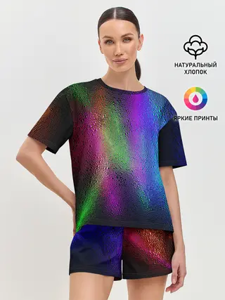 Женская пижама с шортами / Neon Lights