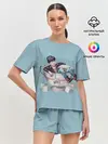 Женская пижама с шортами / BTS in cup