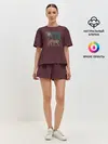 Женская пижама с шортами / КартиНа с Тигром