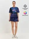 Женская пижама с шортами / косатка