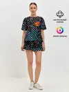 Женская пижама с шортами / Прямо в сердце