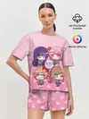 Женская пижама с шортами / DOKI DOKI LITERATURE CLUB