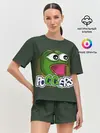 Женская пижама с шортами / Poggers