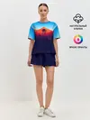 Женская пижама с шортами / Одинокая вышка