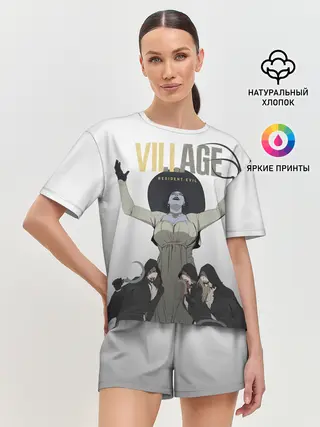 Женская пижама с шортами / Дочери леди Димитреску
