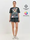 Женская пижама с шортами / Furry fox