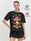Женская пижама с шортами / Космический Гриб Волшебник