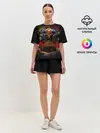 Женская пижама с шортами / Five Finger Death Punch Skull