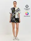 Женская пижама с шортами / JUVENTUS / ЮВЕНТУС / ЗВЕЗДЫ
