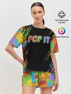 Женская пижама с шортами / POP IT / SIMPLE DIMPLE