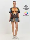 Женская пижама с шортами / Хитрая лисица