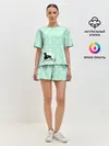 Женская пижама с шортами / Furry Fox