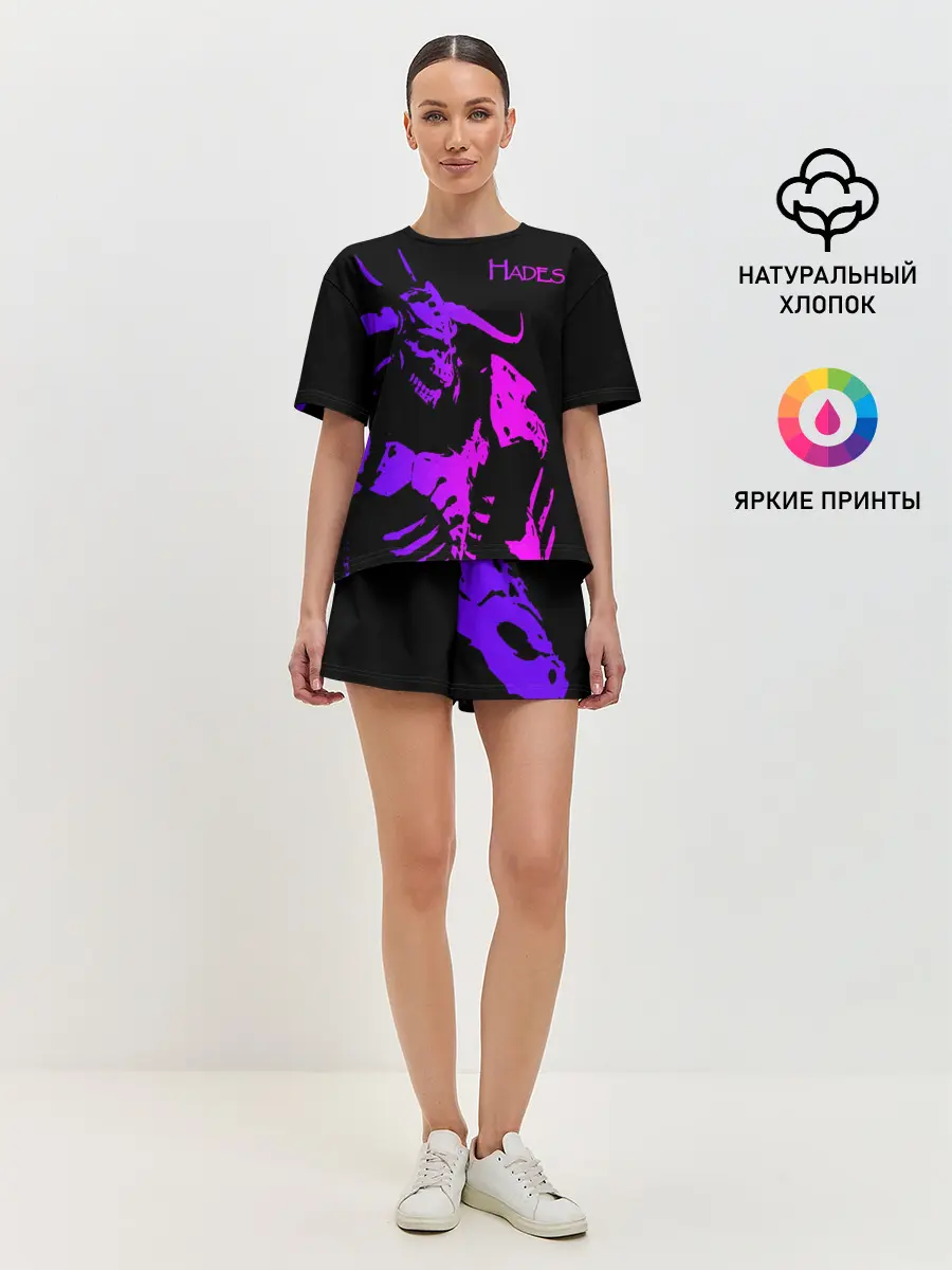 Женская пижама с шортами / Hades demon